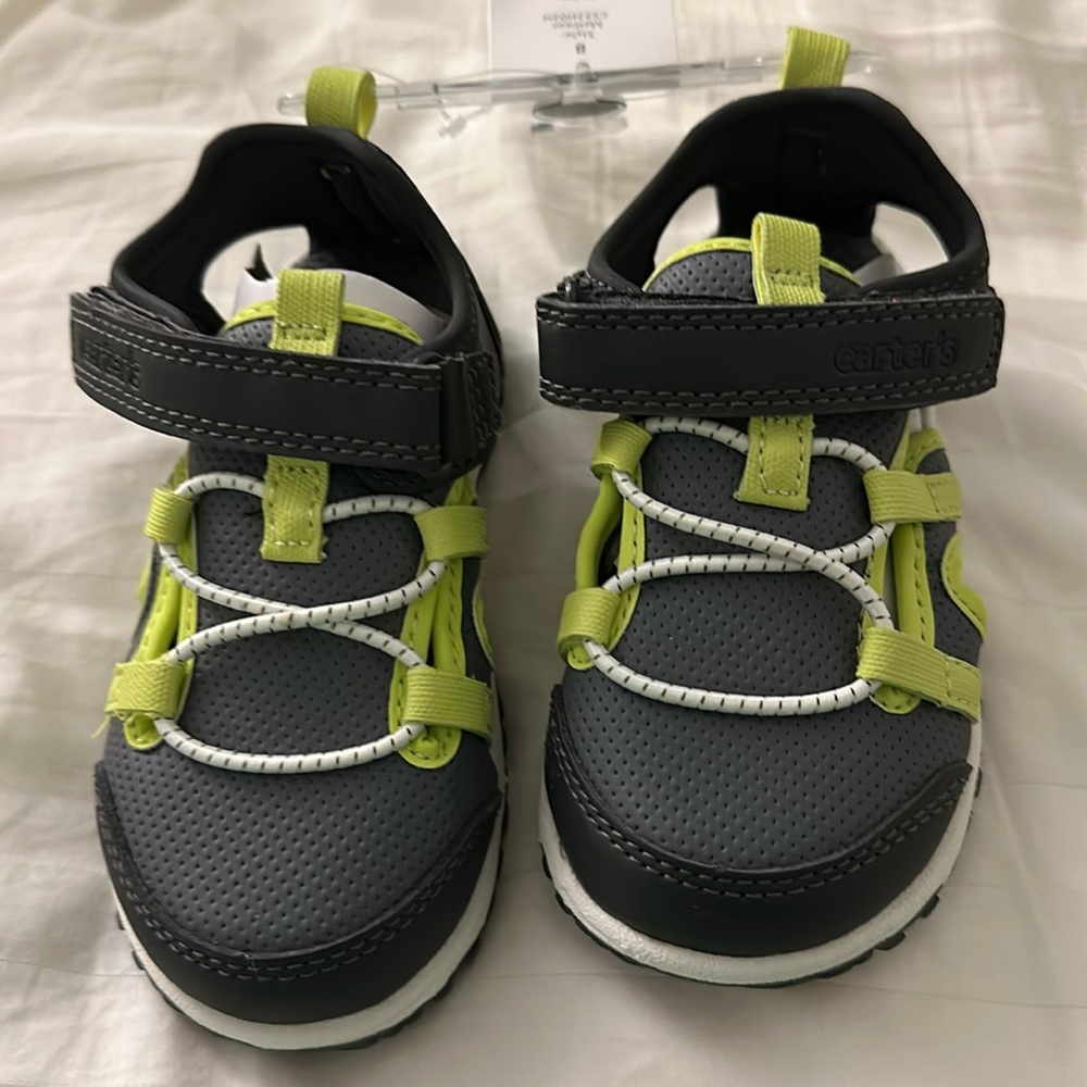 Carters camp shoes toddler sz8 NWT